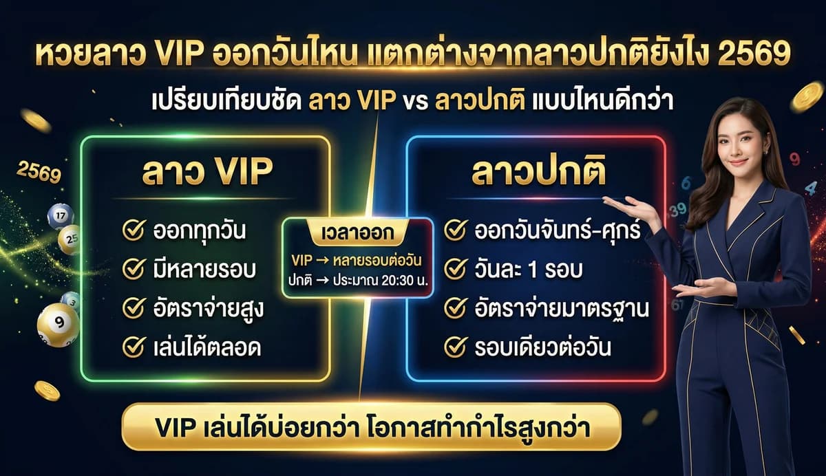 หวยลาวพัฒนา VIP Star HD ต่างกันยังไง เล่นแบบไหนดี